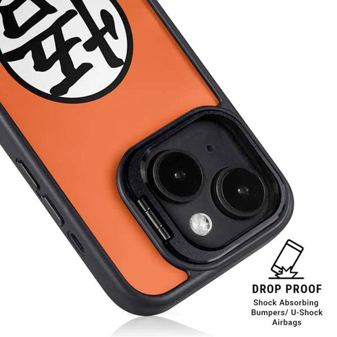Dragon Ball Z Goku Iconic Kanji Symbol iPhone 14 Kickstand Case